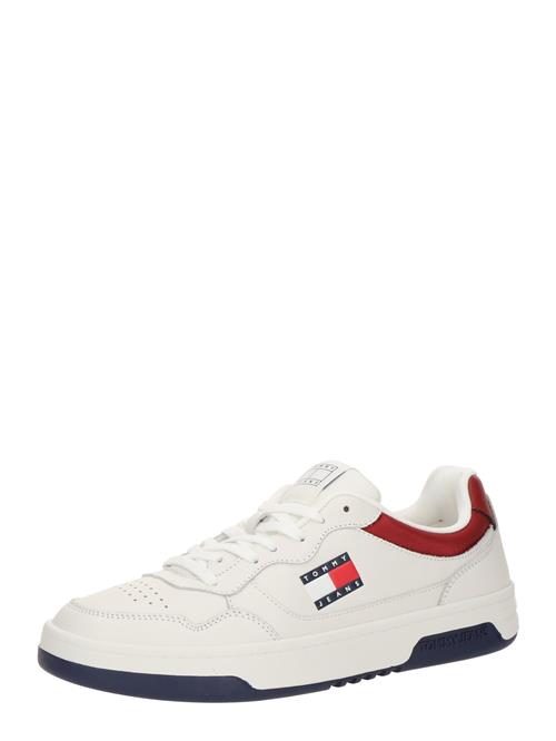 Tommy Jeans Sneaker low 'ESS'  navy / mørkerød / hvid