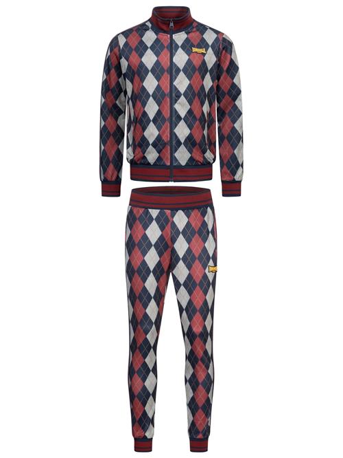 LONSDALE Træningsdragt 'Enfield'  navy / rød / hvid