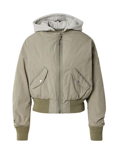 Superdry & Co Overgangsjakke 'MA1'  grå-meleret / khaki