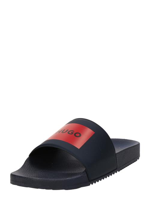 HUGO Pantoletter 'Timein'  marin / rød / sort