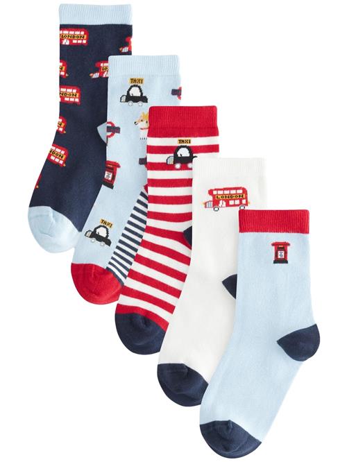 Next Sokker  marin / lyseblå / rød / hvid