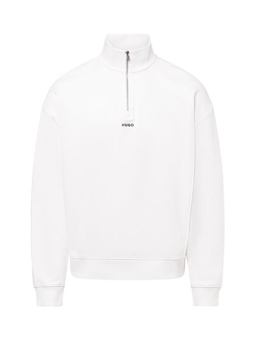HUGO Sweatshirt 'Durty244'  sort / hvid