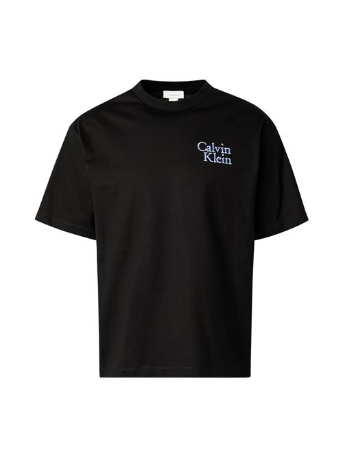 Calvin Klein Jeans Bluser & t-shirts  lyseblå / sort