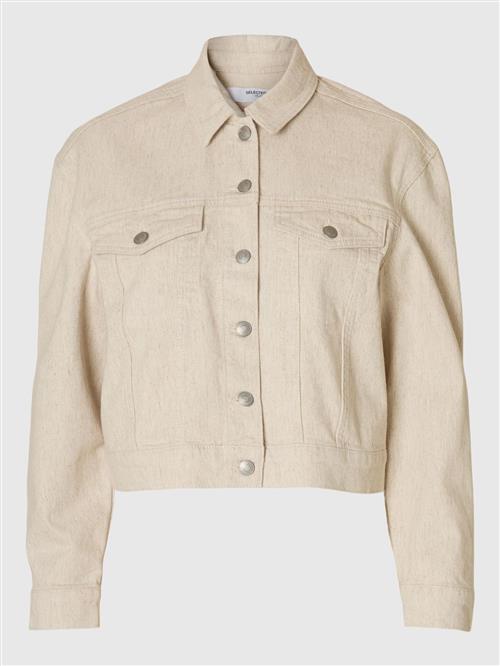 SELECTED Overgangsjakke  creme