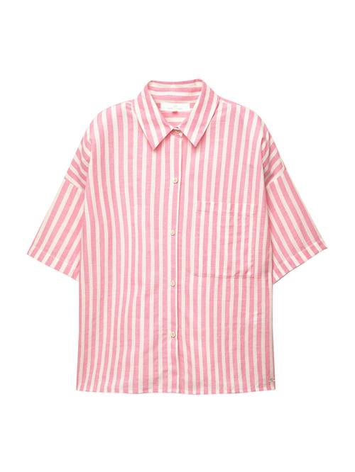 Pull&Bear Bluse  pink / offwhite