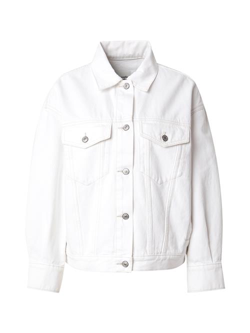 Abercrombie & Fitch Overgangsjakke  hvid