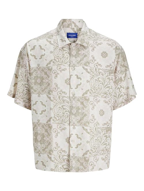 JACK & JONES Skjorte 'JORHYDRA'  beige / creme / rosé