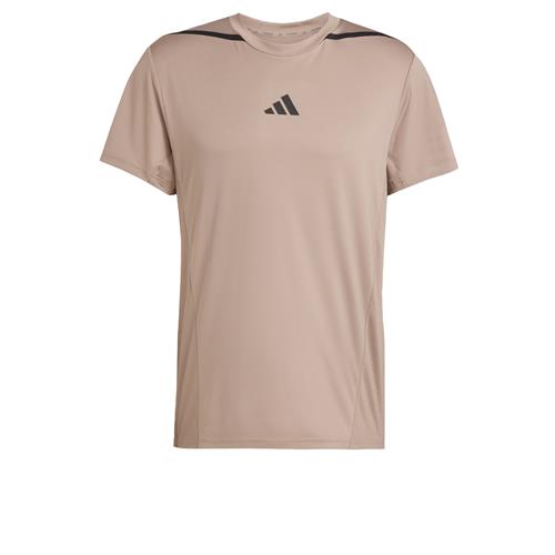 ADIDAS PERFORMANCE Funktionsskjorte 'Designed for Training Pro'  lysebrun / sort