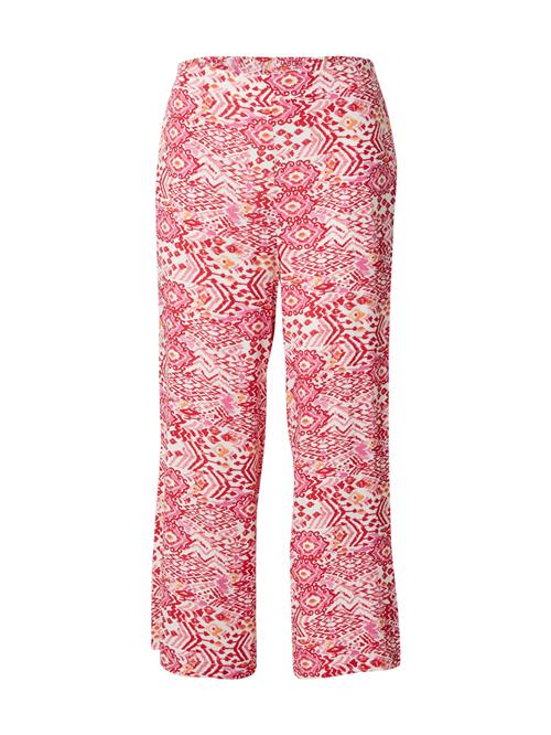 ONLY Carmakoma Bukser 'CARMARRAKESH'  gammelrosa / lys pink / blodrød / hvid