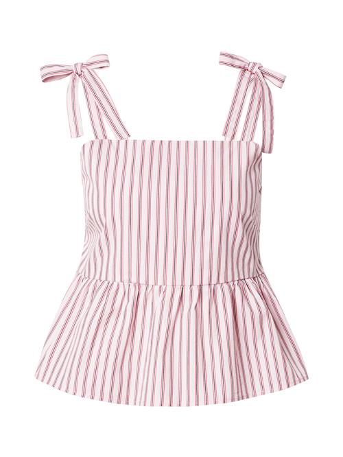 PIECES Overdel 'PCTaelyn'  pastelpink / mørk pink / sort
