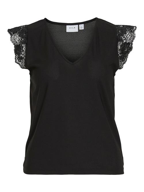 VILA Bluse 'VITrav'  sort