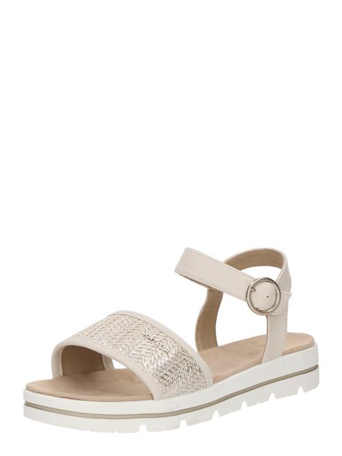 TOM TAILOR Sandaler  lysebeige / guld