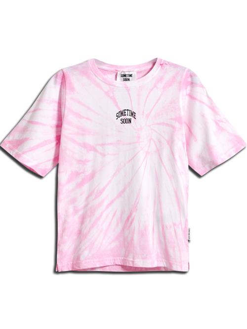 SOMETIME SOON Shirts 'River'  mørkebrun / fuchsia / hvid