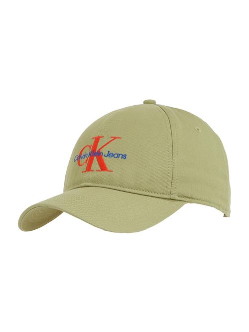 Calvin Klein Hætte  blå / kiwi / rød