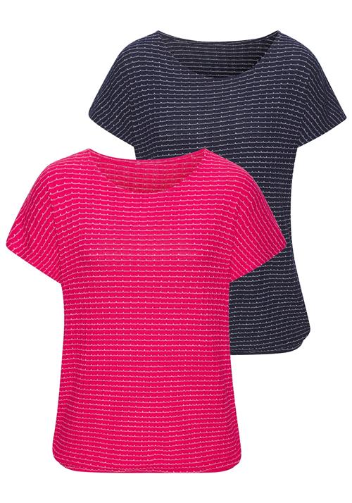 VIVANCE Shirts  marin / mørk pink / hvid