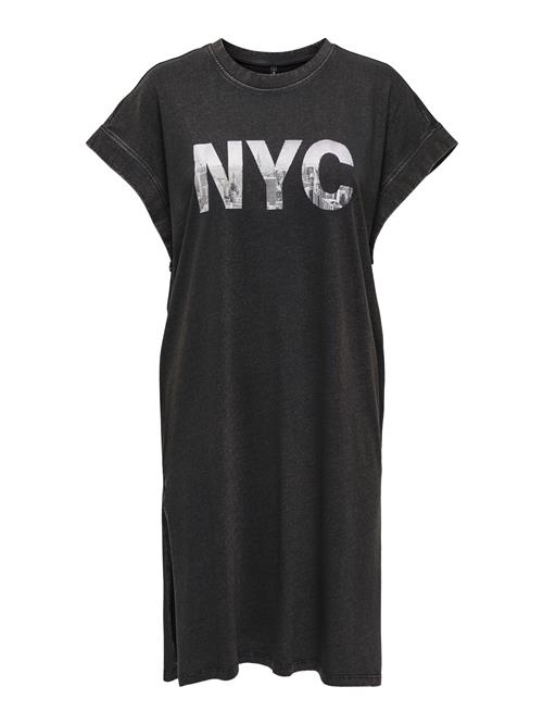 ONLY Kjole 'ONLLUCY'  grå / sort-meleret / hvid