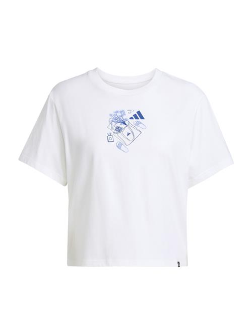 ADIDAS SPORTSWEAR Funktionsbluse  marin / lyseblå / hvid