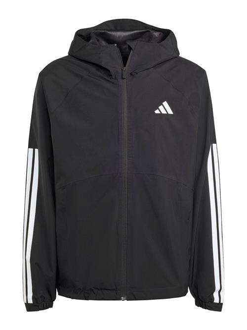 ADIDAS SPORTSWEAR Sportsjakke 'ESS'  sort / hvid