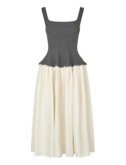 STINE GOYA | Textured Tailoring, Corset Long Dress | L