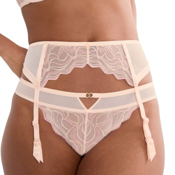 Triumph Trusser Palina Waves Of Glow Suspender Belt Lyserosa Large Dame