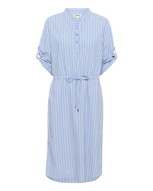 SOAKED IN LUXURY Blusekjole 'Anvitte Zaya'  lyseblå / hvid