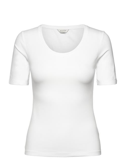 GANT | Slim Cot/Ela Ss Scoop Neck Top | XL
