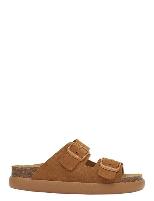 Scholl | Sl Noelle Chunky  Suede Cognac | 41