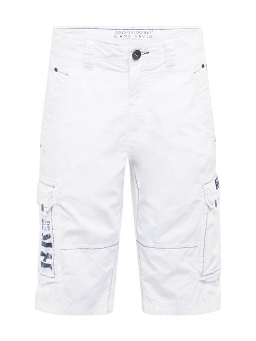 CAMP DAVID Cargobukser  mørkeblå / hvid