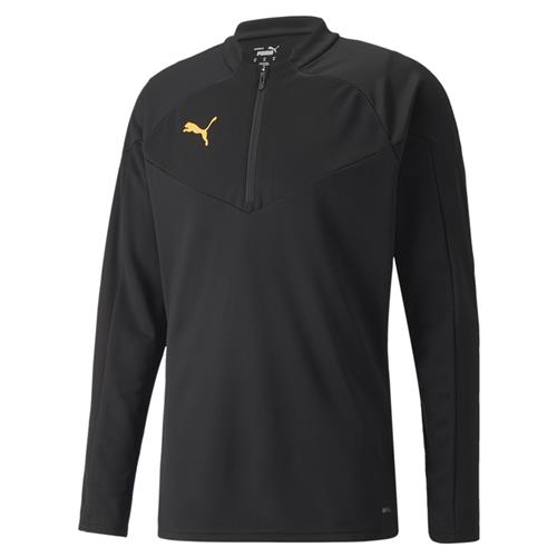 PUMA Sportsweatshirt 'IndividualFINAL'  gul / sort