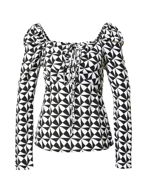 Dorothy Perkins Bluse  sort / hvid