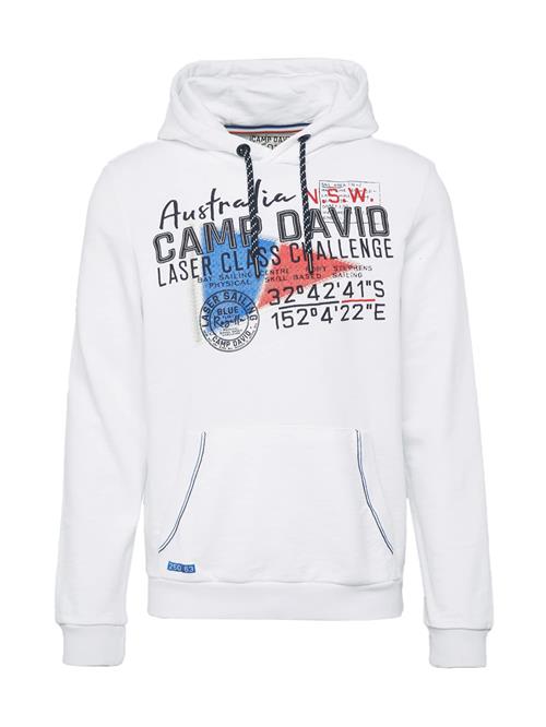 CAMP DAVID Sweatshirt  blå / rød / hvid