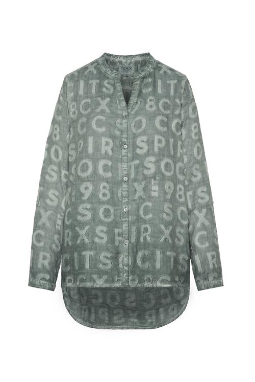 Soccx Bluse 'Rock The Boat'  pastelblå