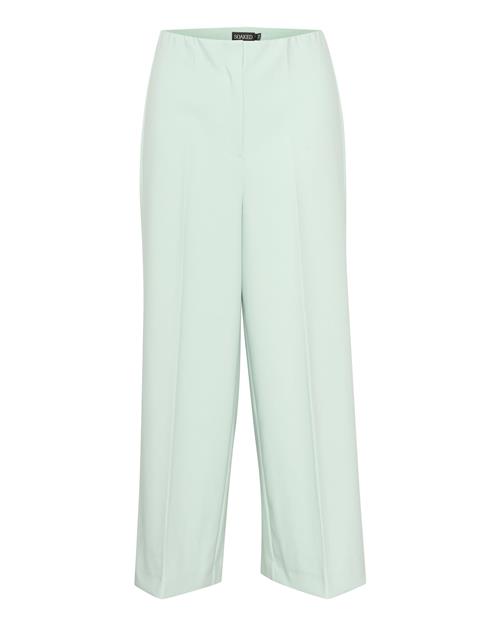 SOAKED IN LUXURY Bukser med fals 'Corinne'  mint