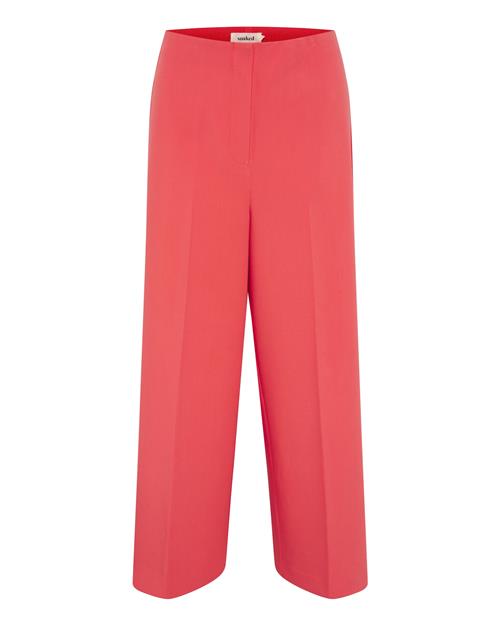 SOAKED IN LUXURY Bukser med fals 'Corinne'  laks