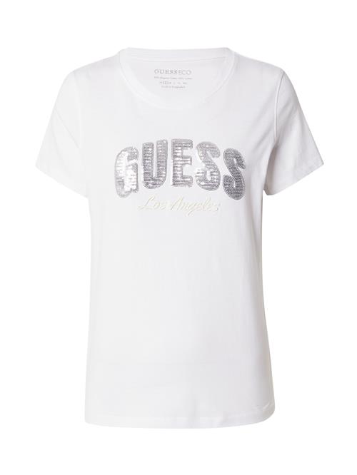 GUESS Shirts  pastelgul / sølv / hvid