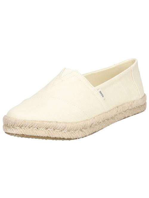 TOMS Espadrillaer 'Alpargata'  naturhvid