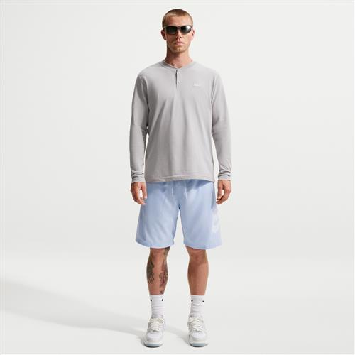 Vævede Nike Club-shorts til mænd - blå