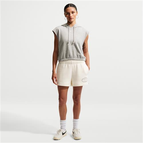 Nike -fleeceshorts til kvinder - hvid