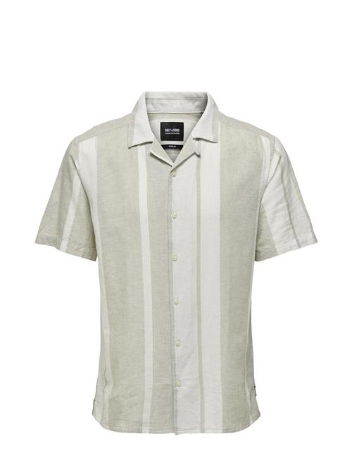 ONLY & SONS | Onscaiden Life Stripe Res Linenblendnoos | XL