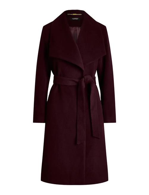 Lauren Ralph Lauren | Belted Wool-Blend Wrap Coat | 42