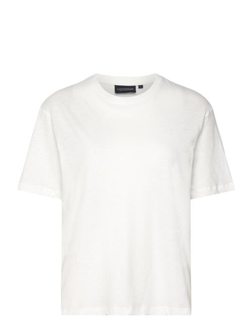 Lexington Clothing | Linen Blend Boxy Tee | M