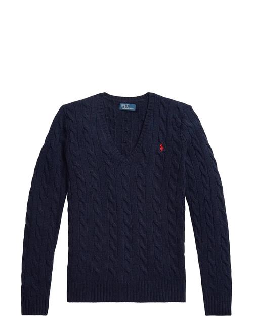Polo Ralph Lauren | Cable-Knit Wool-Cashmere V-Neck Sweater | L