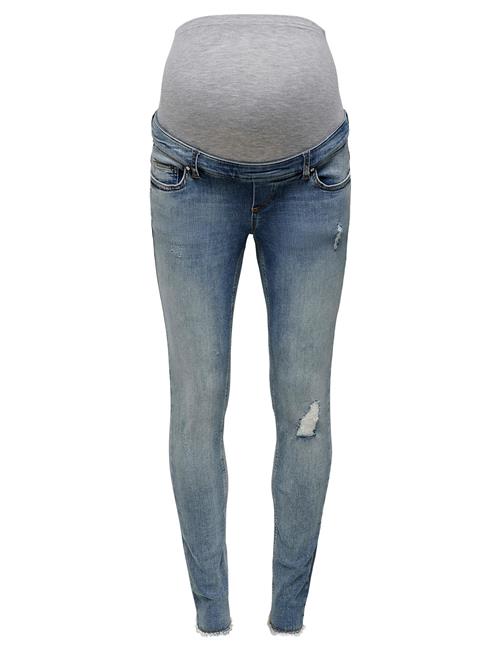 Only Maternity | Olmblush Mid Sk Ank Rw Dnm Noos | L x 32