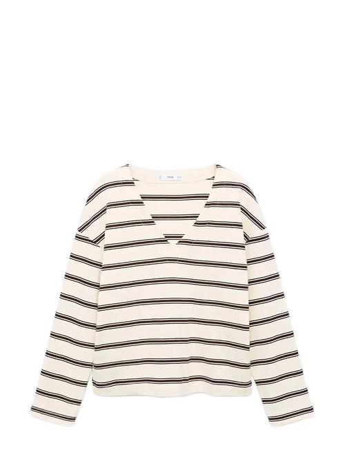 Mango | Striped Cotton-Blend Sweatshirt | XL