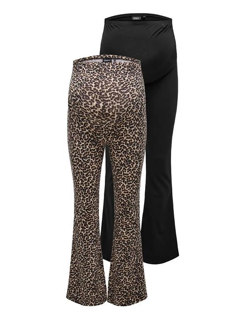 Only Maternity | Olmlovely Leo Flared Pant 2-Pack Noos | L