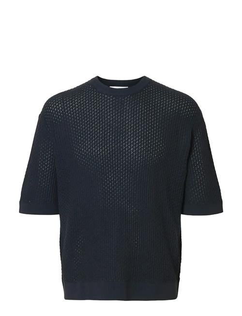 Selected | Slhcolton Ss Knit Structure Tee | M