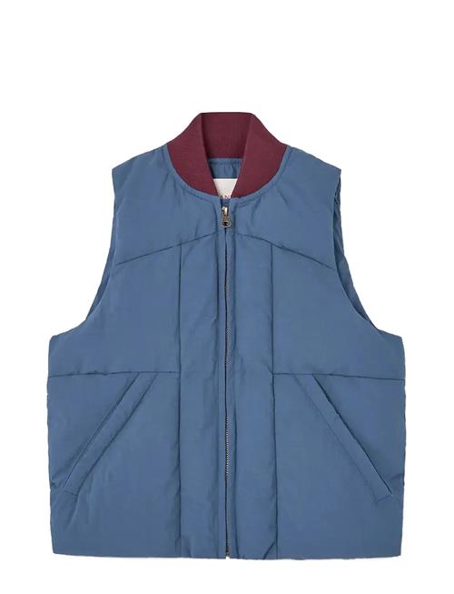 THE ANIMALS OBSERVATORY | Lobster Kid Puffer Vest Blue-Grey | 6 Y