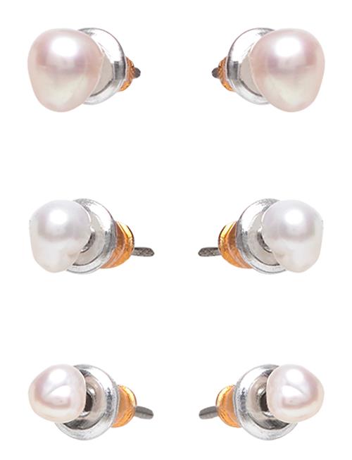 Pilgrim | Edil Freshwater Pearl Earrings 3-In-1 Set | ONE SIZE