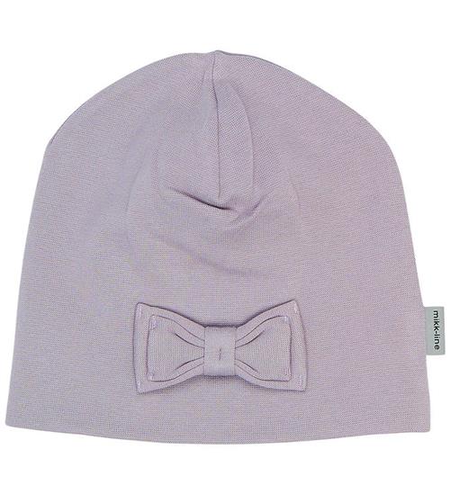 Mikk-Line Hue - 2-lags - Lavender Gray m. Sløjfe