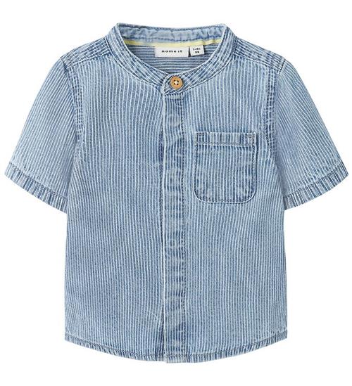 Name It Skjorte - Denim - NbmLeo - Light Blue Denim